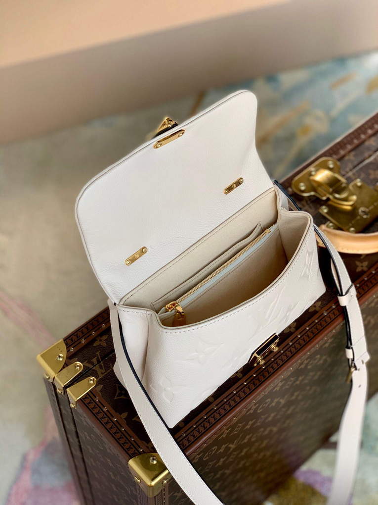 LV M46008 Louis Vuitton Madeleine BB Monogram Empreinte Leather