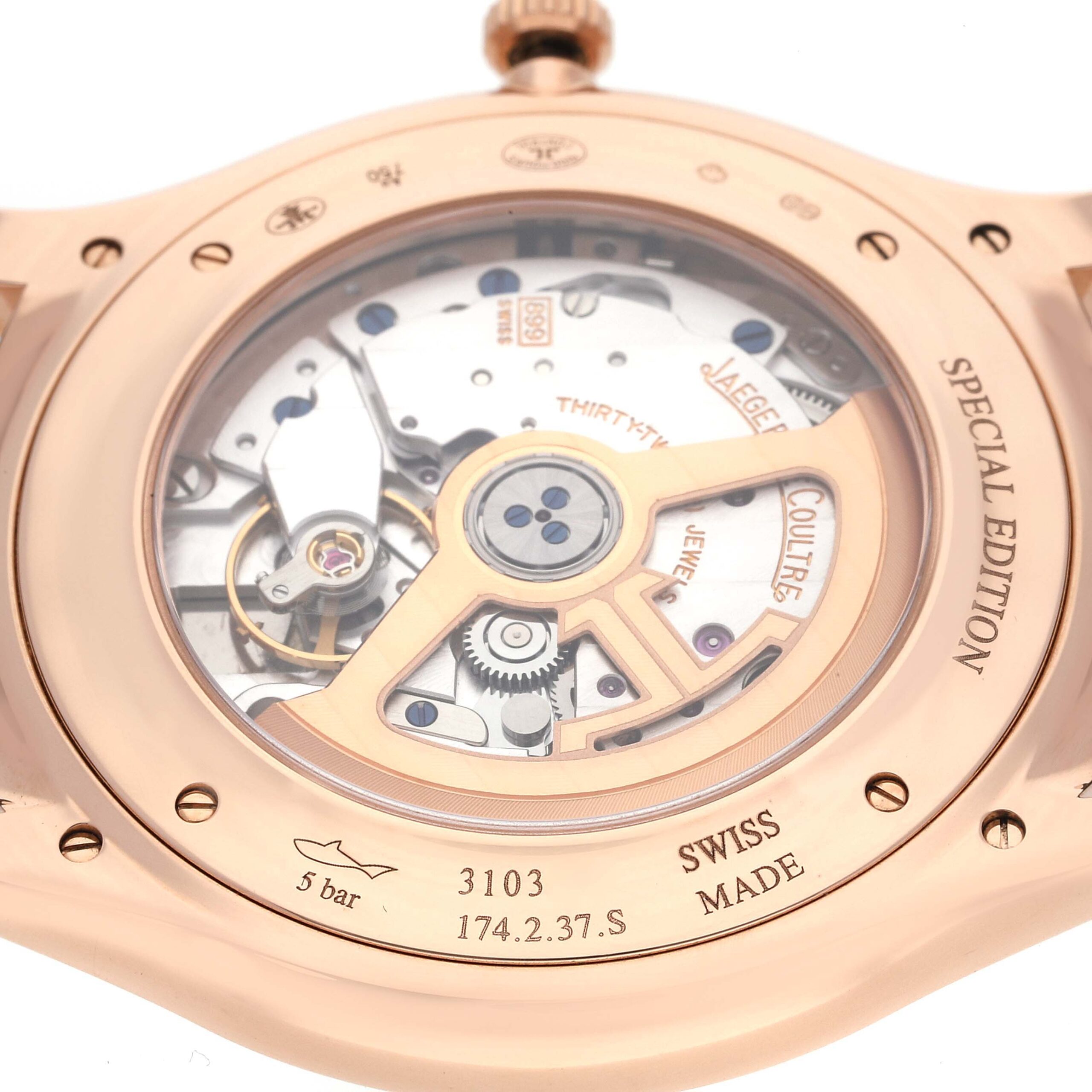 Jaeger Lecoultre Master Grande Ultra Thin Rose Gold Mens Watch 174.2.37.S