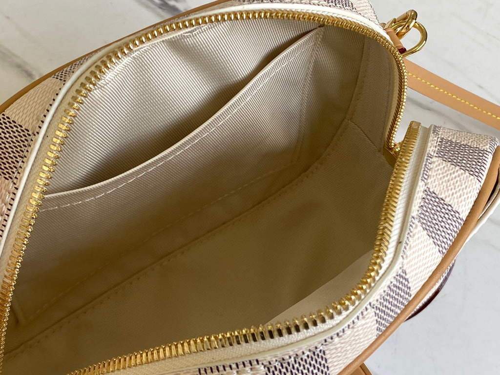 LV N50048 Louis Vuitton M45528 Deauville Mini Damier Azur