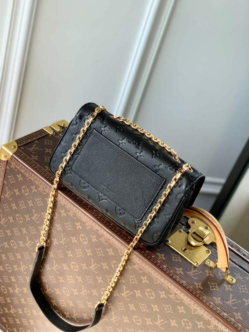 LV M46200 Louis Vuitton Marceau Chain Bag Black