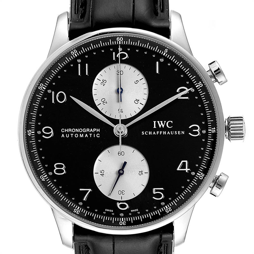 IWC Portuguese Chronograph Automatic Steel Mens Watch IW371404