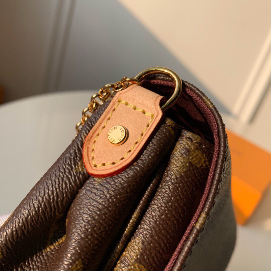 LV M40717 Louis Vuitton Favorite Pm M40718 Handbag Monogram Canvas