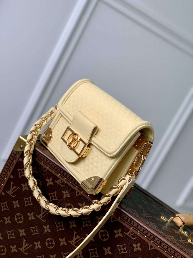 LV M22597 Louis Vuitton Dauphine Mini Bag Yellow
