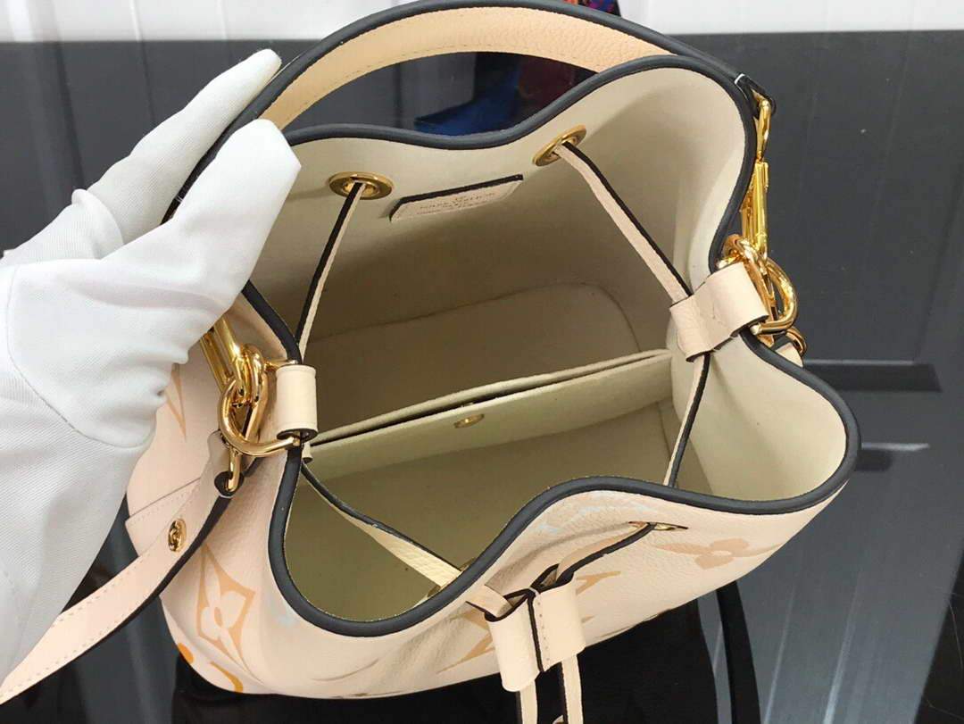 LV M45716 Louis Vuitton NONO BB M45709 Bag Cream Saffron