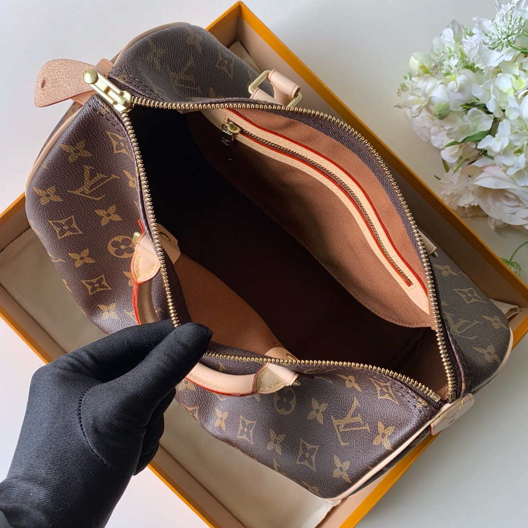 Louis Vuitton M41108 LV Speedy 30 Bag Monogram Canvas Without Strap