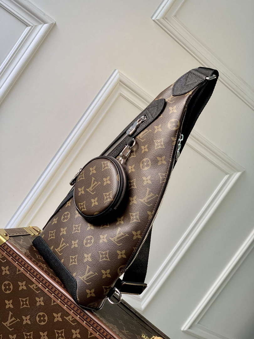 LV M30936 Louis Vuitton Duo Sling Bag Black Monogram