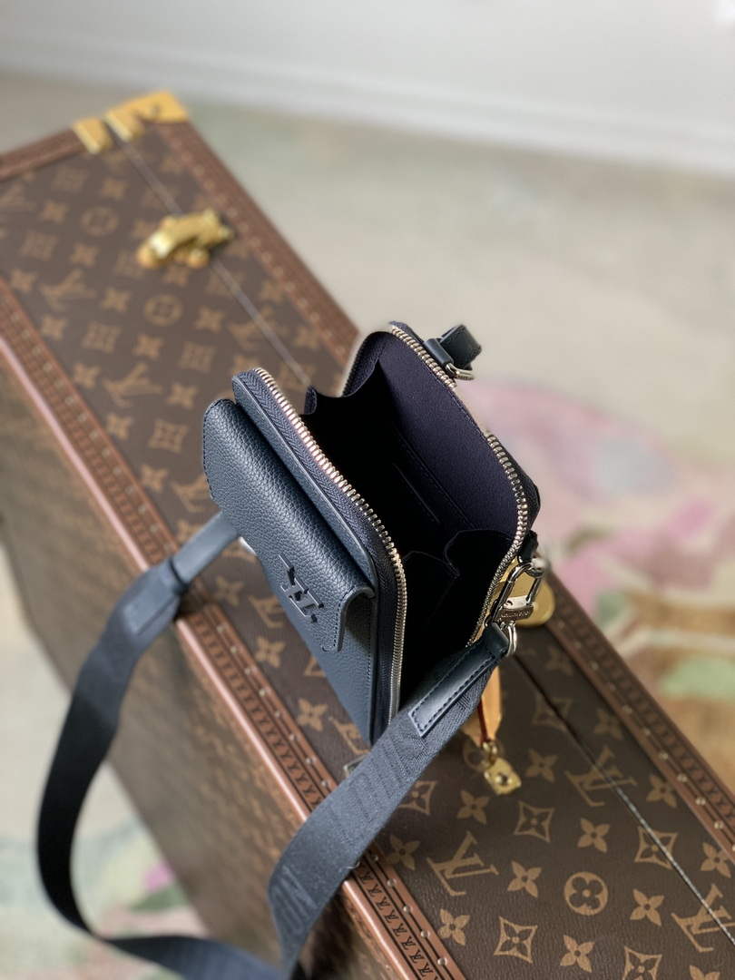 LV M57089 Louis Vuitton Phone Pouch Blue
