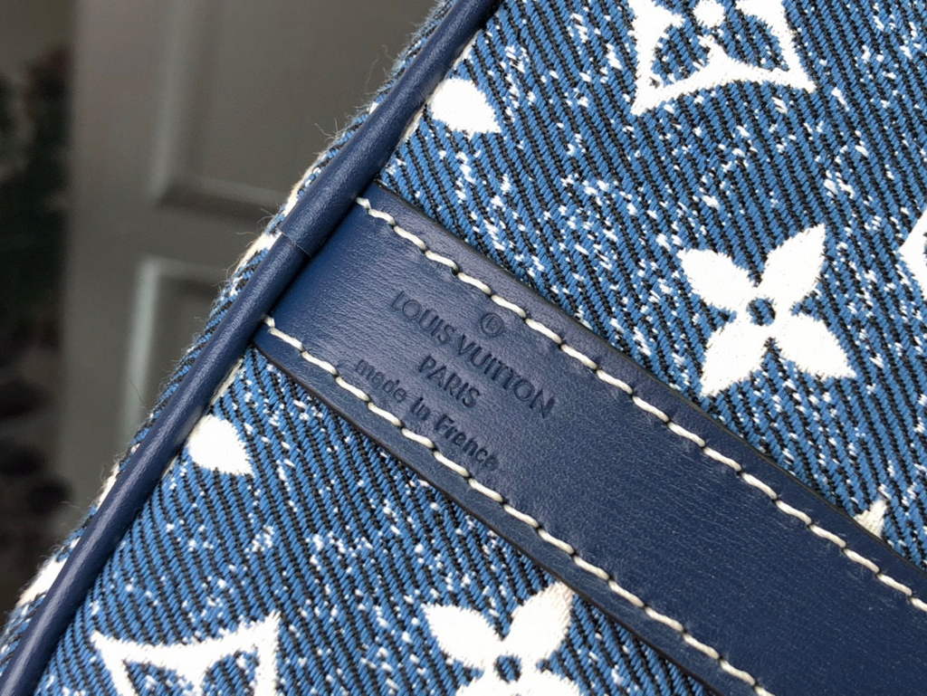 Louis Vuitton M59609 LV M59008 Speedy Bandouli��re 25cm Blue