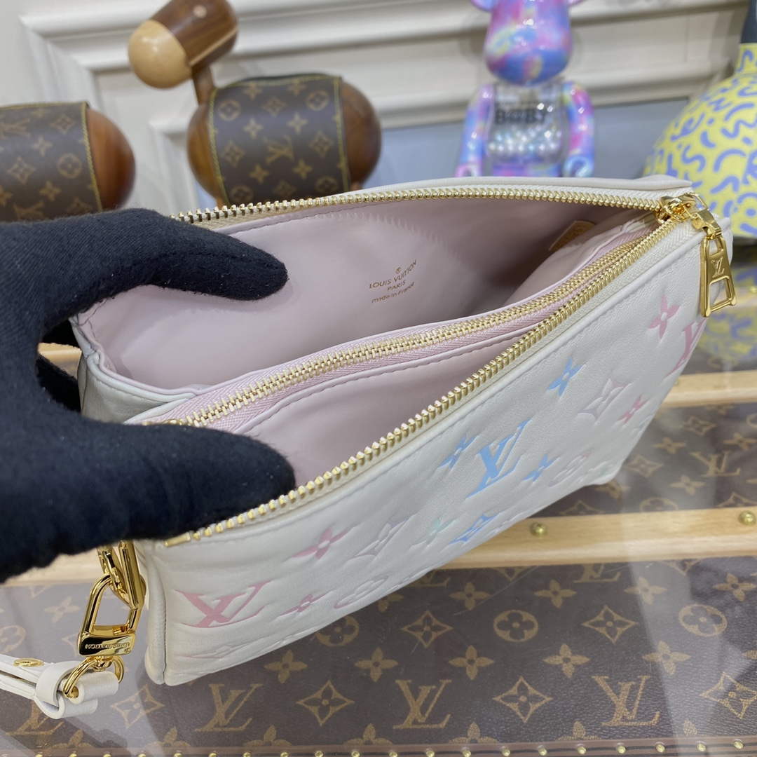 LV M22993 Louis Vuitton Coussin BB Handbag Quartz   Multicolor