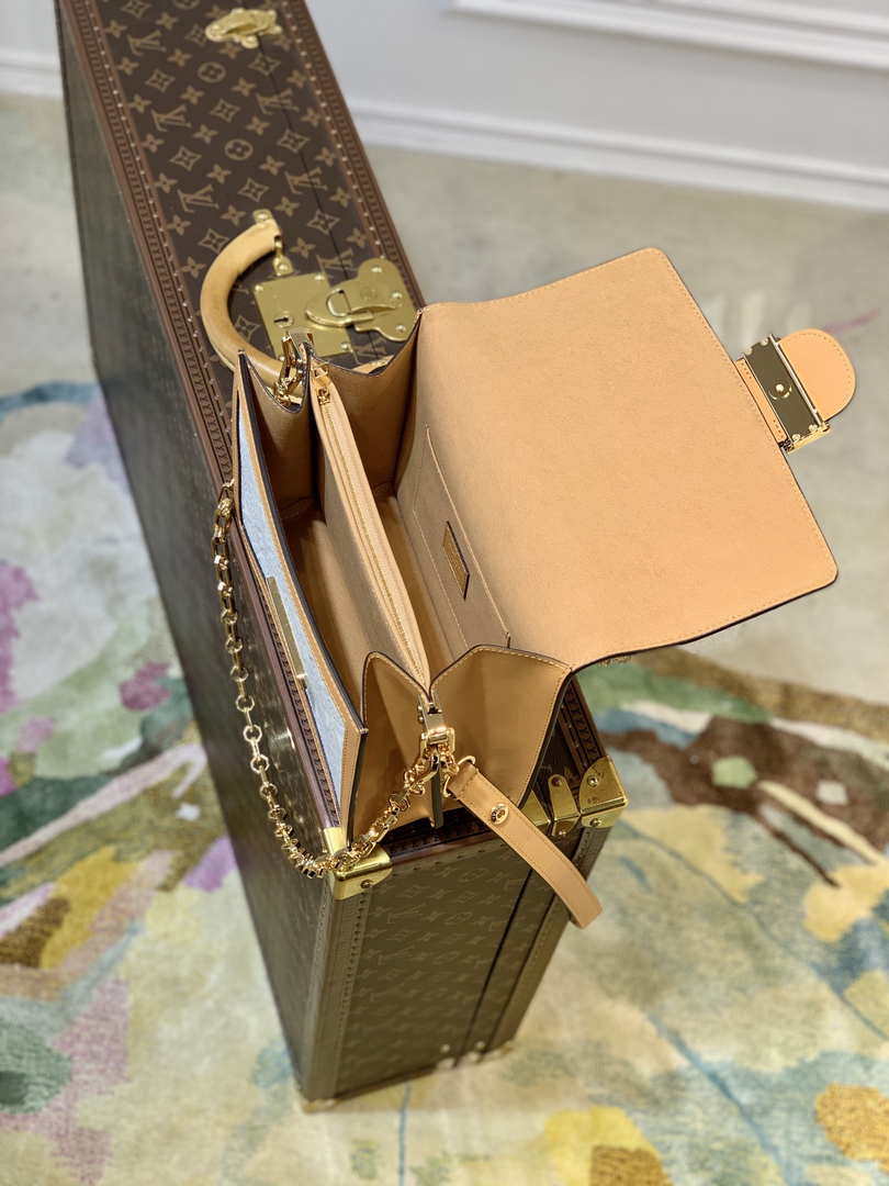 LV M59483 Louis Vuitton Dauphine MM Bag Monogram White