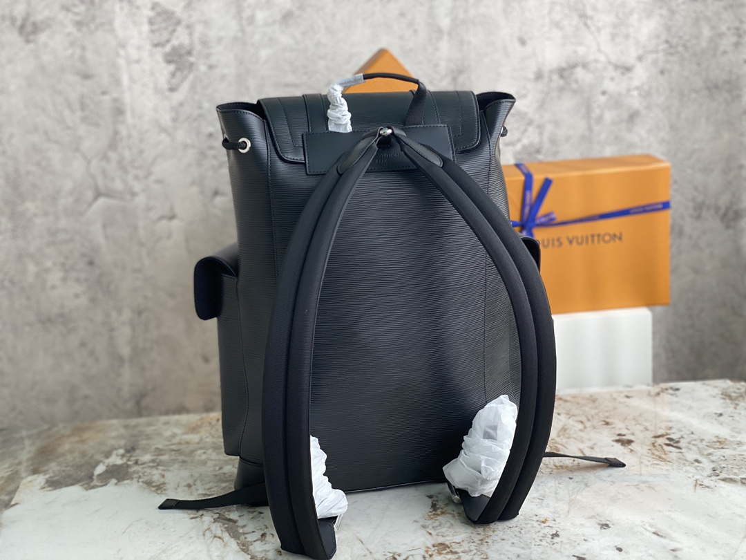 LV M50159 Louis Vuitton Christopher PM Epi Black