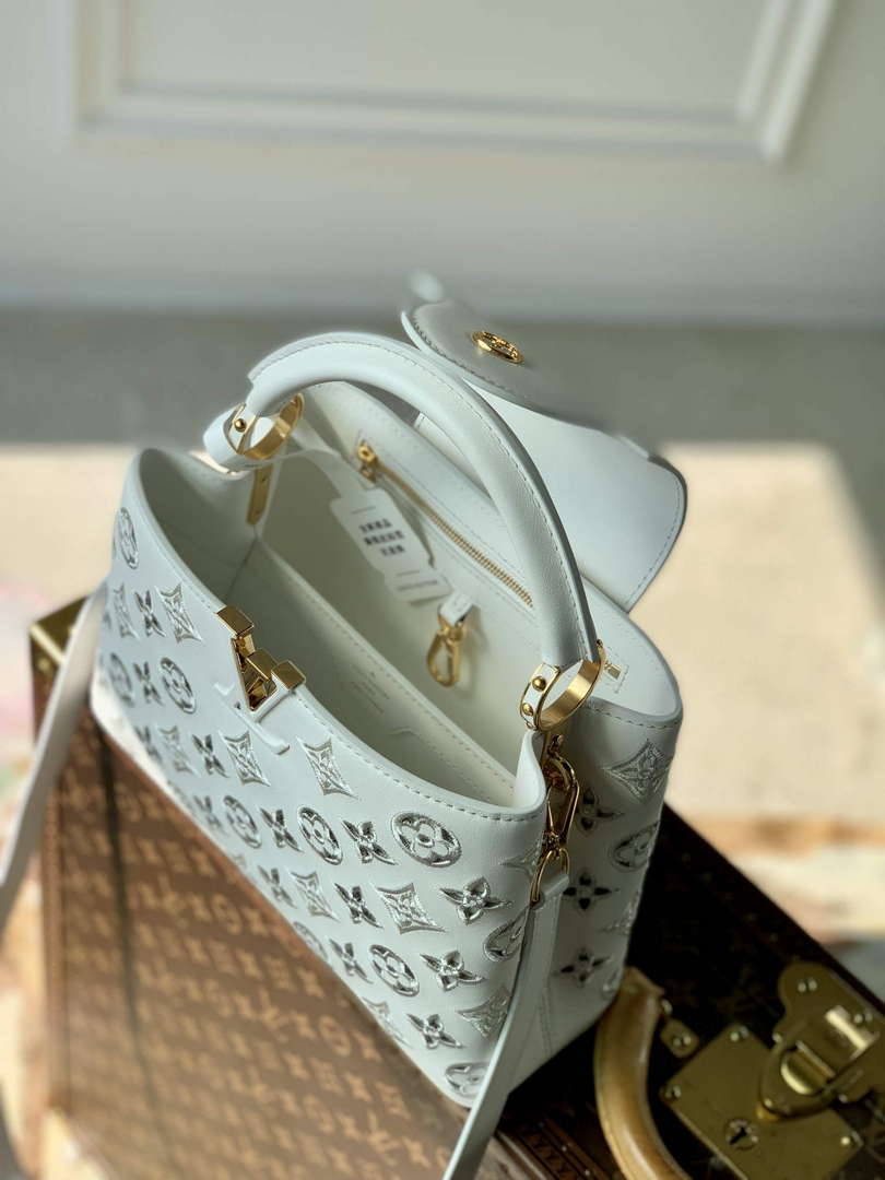 LV M22863 Louis Vuitton Capucines BB Handbag White