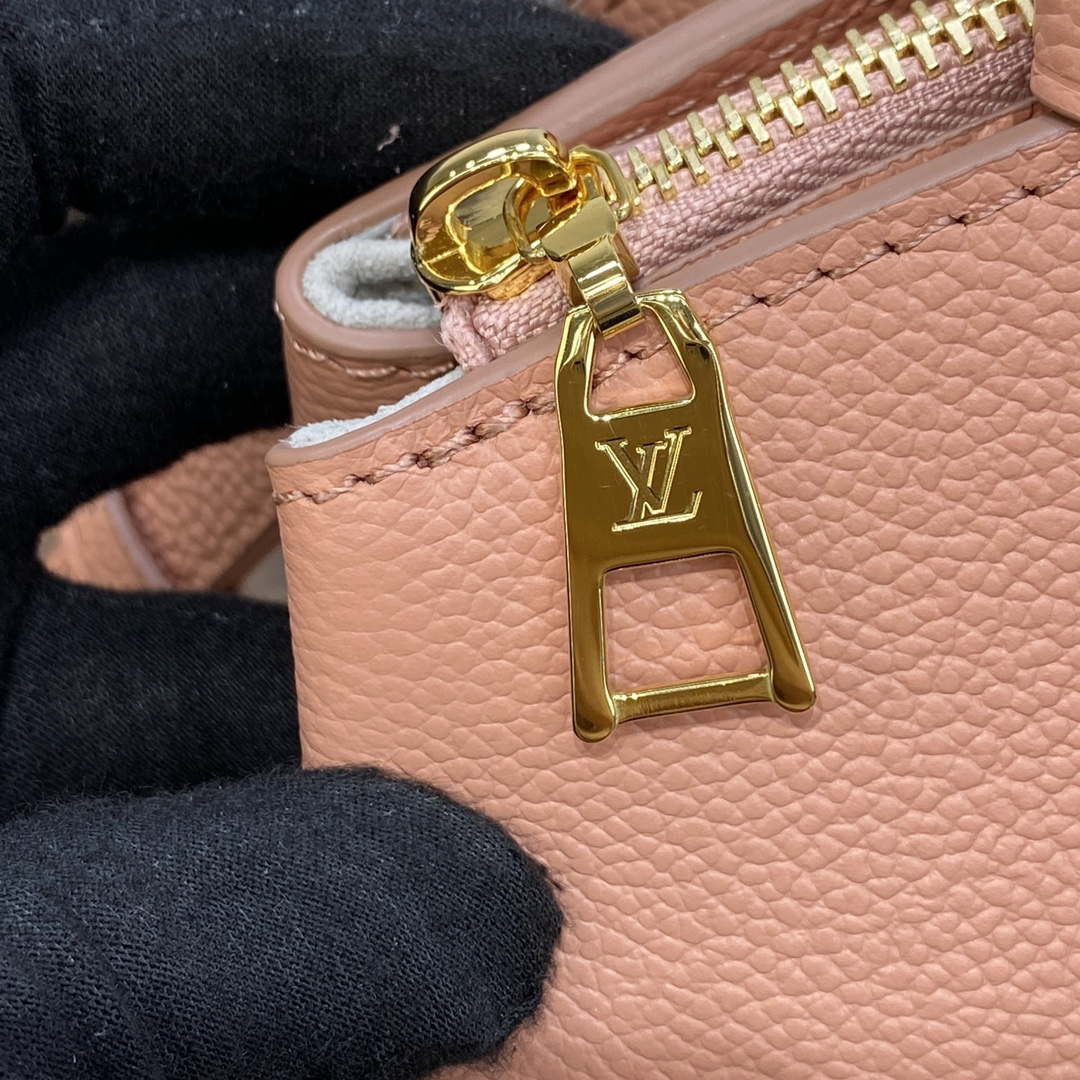 Louis Vuitton LV M58916 Petit Palais Bicolor Monogram empreinte leather Pink