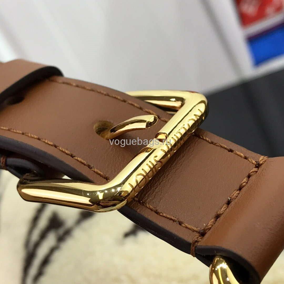 LV M55425 Louis Vuitton Bumbag Shearling Beige