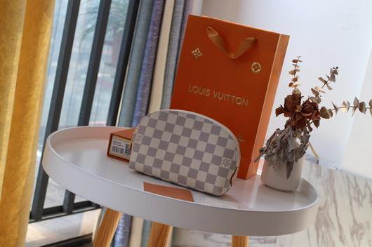 LV N60024 Louis Vuitton M47515 Cosmetic Pouch PM Damier Azur
