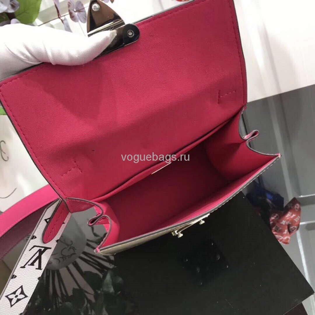 LV M90454 Louis Vuitton Spring Street Monogram Vernis Bag M90514 Beige