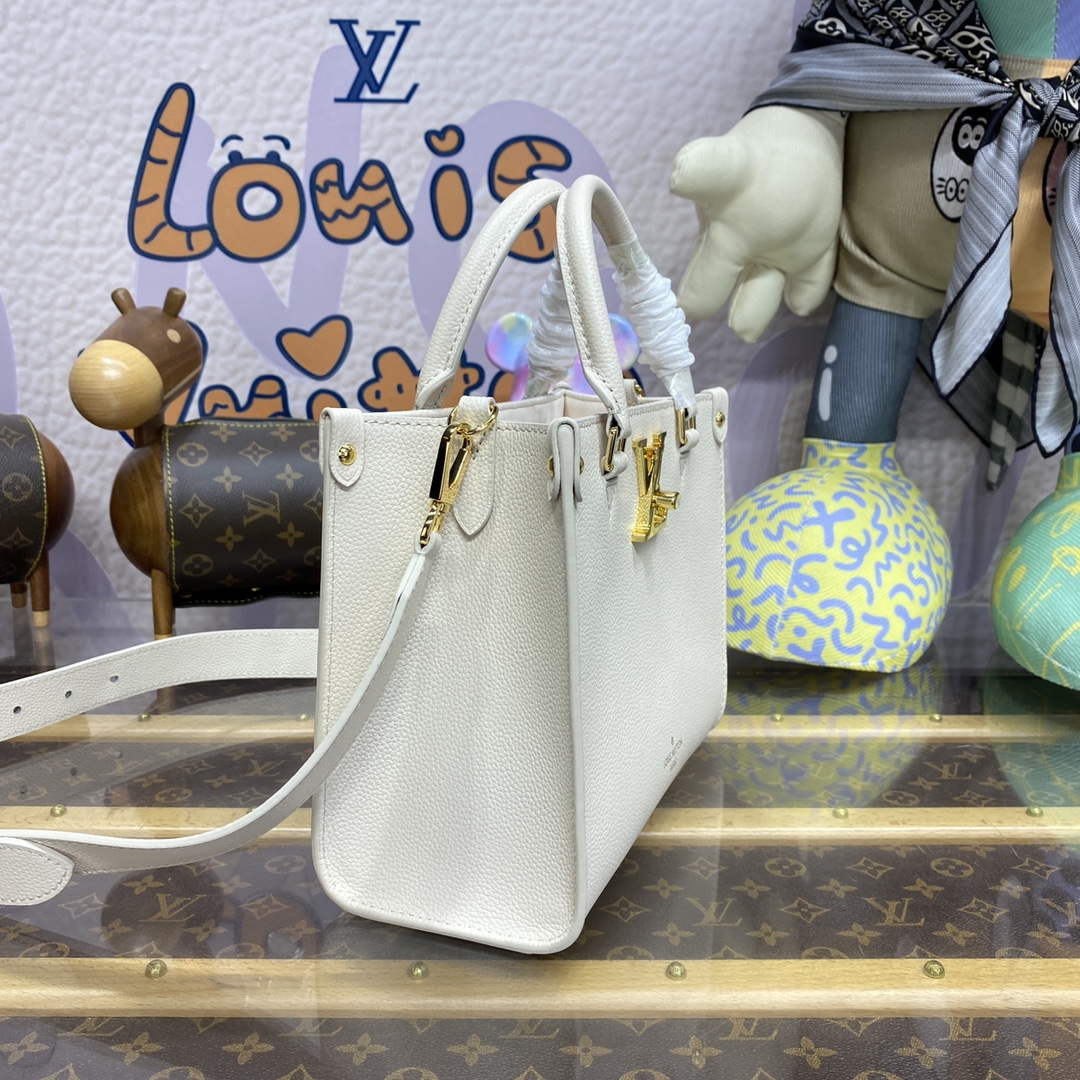 LV M23637 Louis Vuitton Lock   Go Handbag Quartz