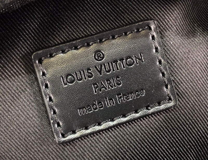 LV M81005 Louis Vuitton Flap Double Phone Pouch Black