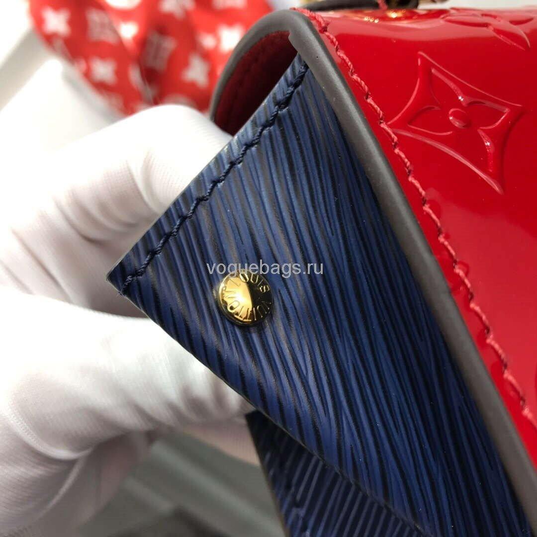 LV M90505 Louis Vuitton Spring Street Monogram Vernis Bag M90468 Red
