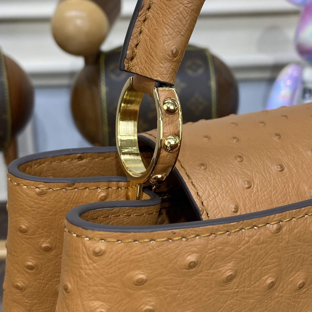 LV N81523 Louis Vuitton Capucines BB Handbag Brown