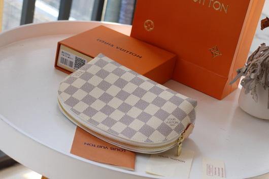 LV N60024 Louis Vuitton M47515 Cosmetic Pouch PM Damier Azur