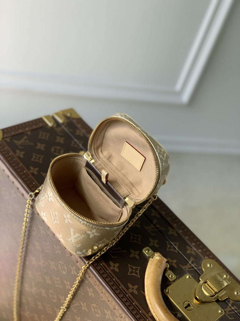LV M22920 Louis Vuitton Micro Vanity Miniature Bag Beige