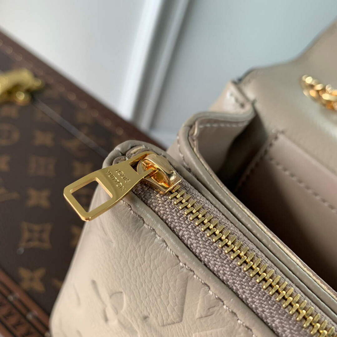 LV M46199 Louis Vuitton Marceau Chain Bag Dove Gray