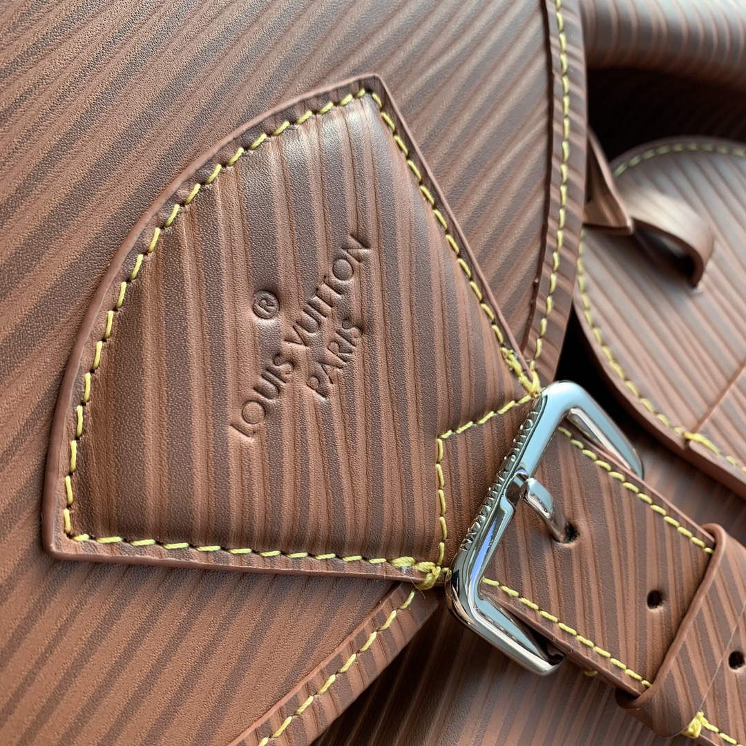 LV M23099 Louis Vuitton Montsouris Backpack Bag Cognac