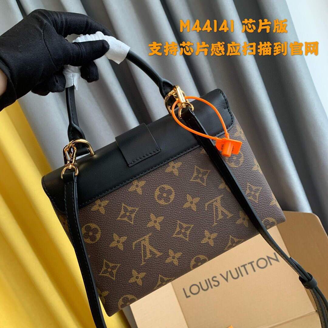 LV M44141 Louis Vuitton Locky BB Monogram Black M44654 Bag