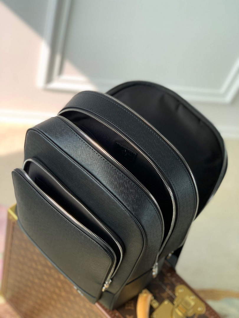 LV M30857 Louis Vuitton Adrian Backpack Black