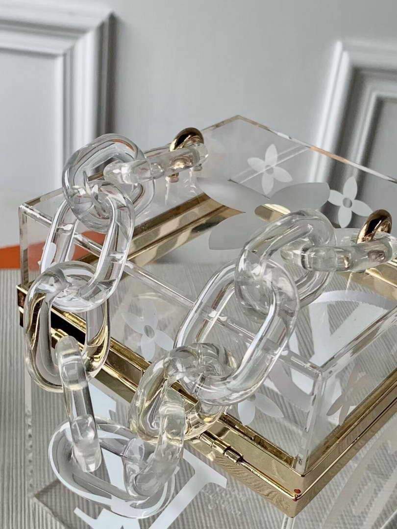 LV GI0488 Louis Vuitton Plexiglass Perfume Cube Scott Box