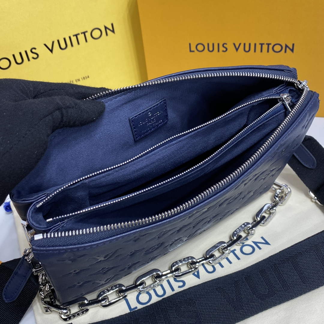 LV M21282 Louis Vuitton Coussin PM Bag Marine Blue