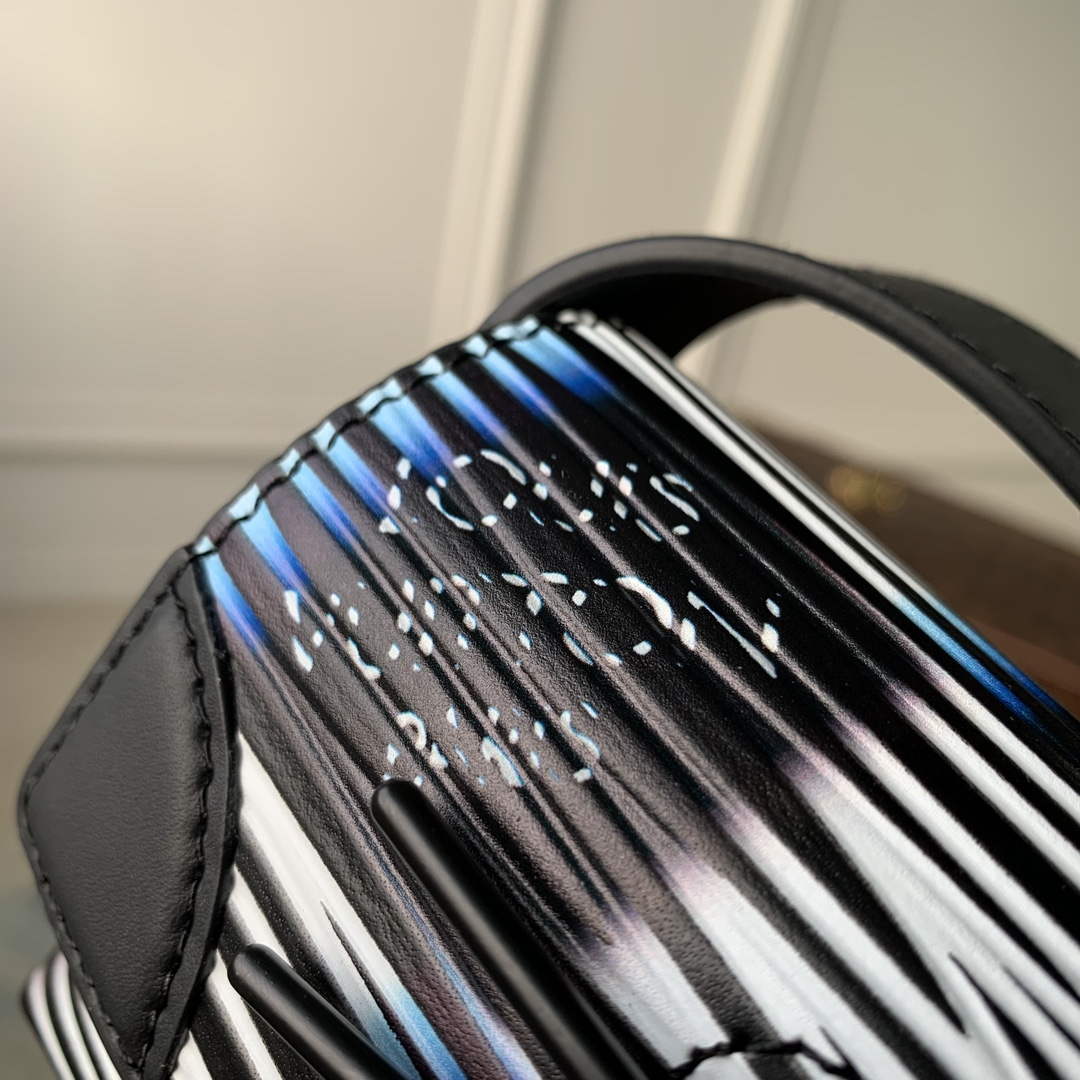 LV M82817 Louis Vuitton Micro Steamer Bag Blue Moon