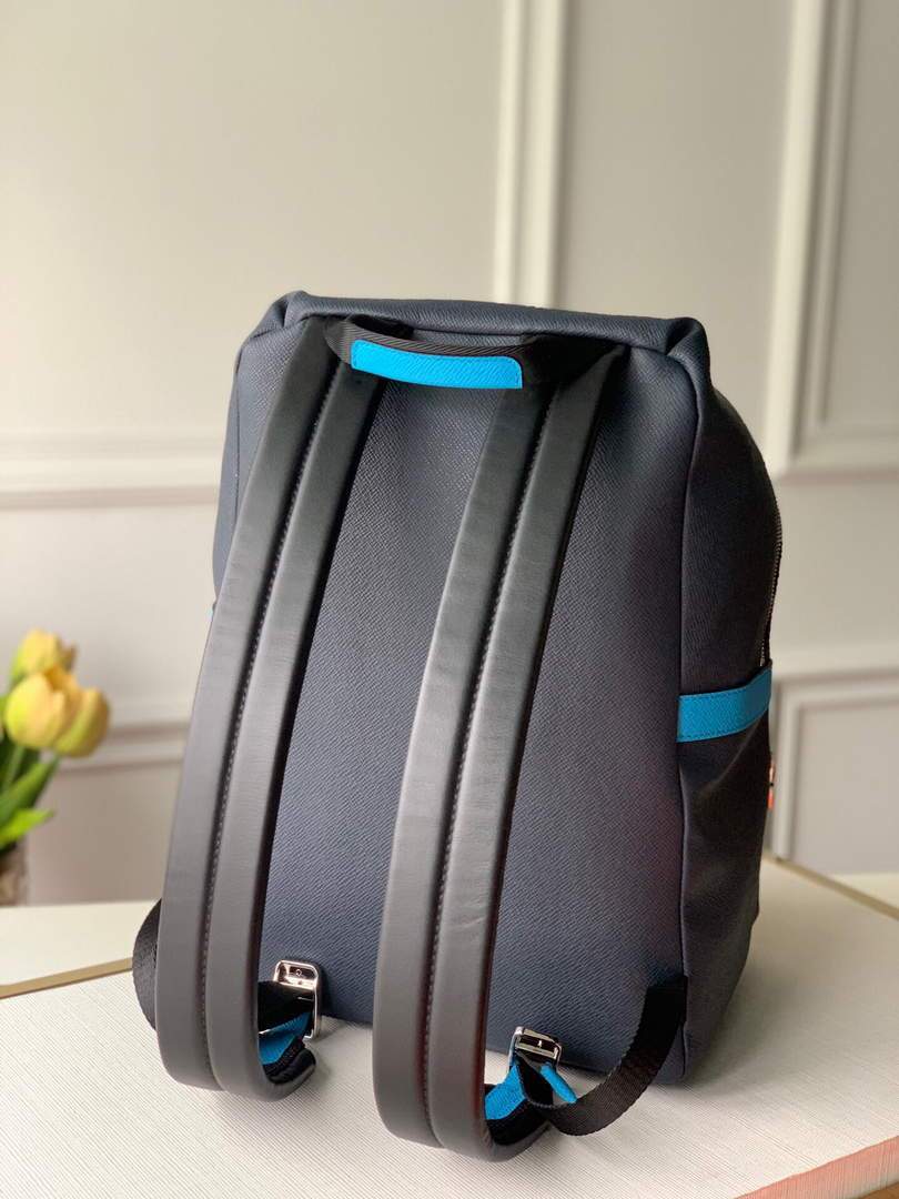LV M30359 Louis Vuitton Discovery Backpack PM Navy Blue