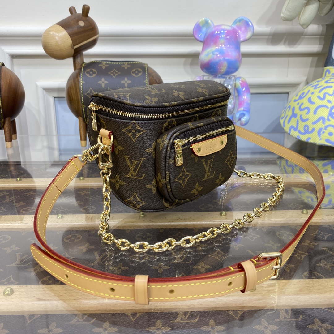 Louis Vuitton LV M82335 Mini Bumbag Monogram