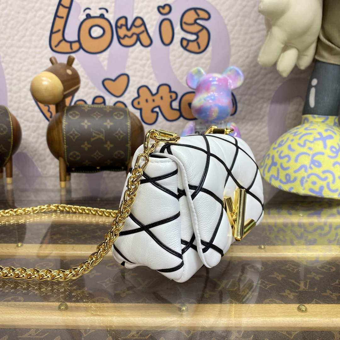 LV M23762 Louis Vuitton Pico GO-14 Bag Black/White