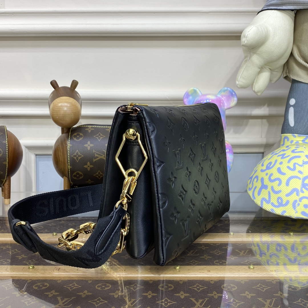 LV M21260 Louis Vuitton Coussin PM Bag Black