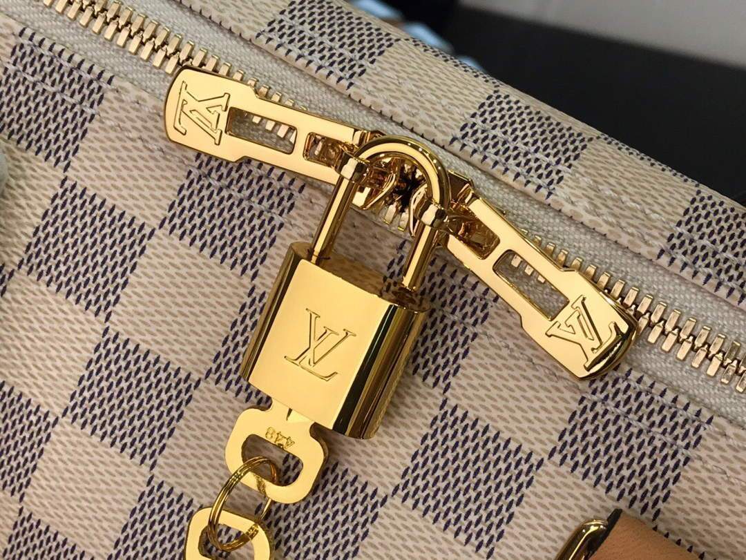 LV N50054 Louis Vuitton Speedy Bandouliere 30 Handbag Blue