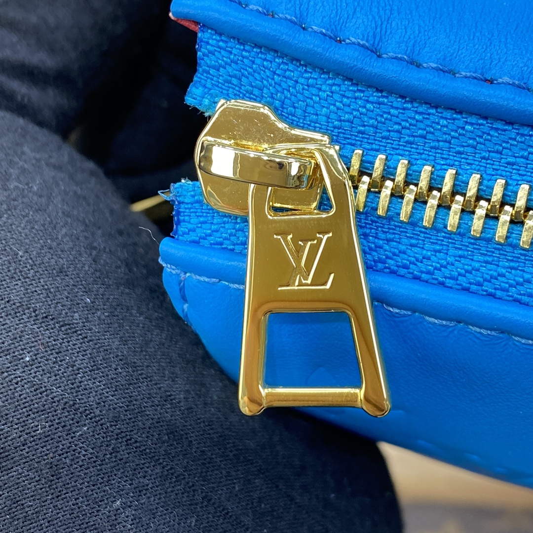 LV M21773 Louis Vuitton Coussin PM Handbag Blue