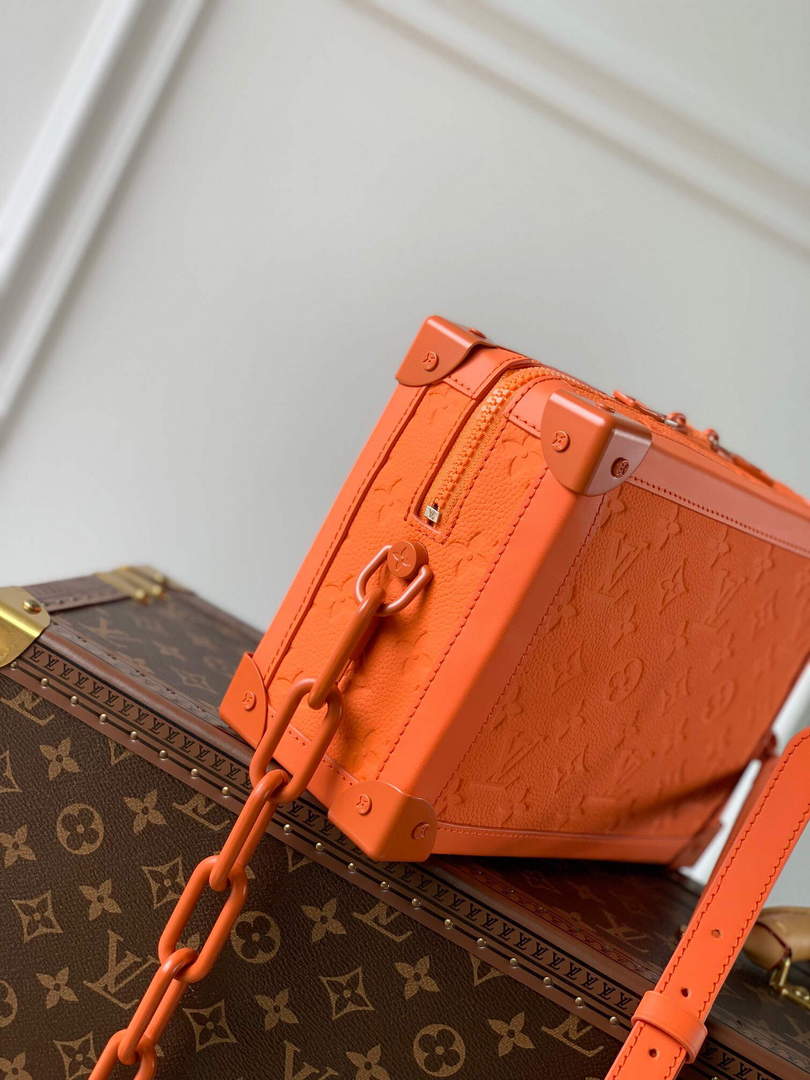 LV M55700 Louis Vuitton Soft Trunk Bag Orange