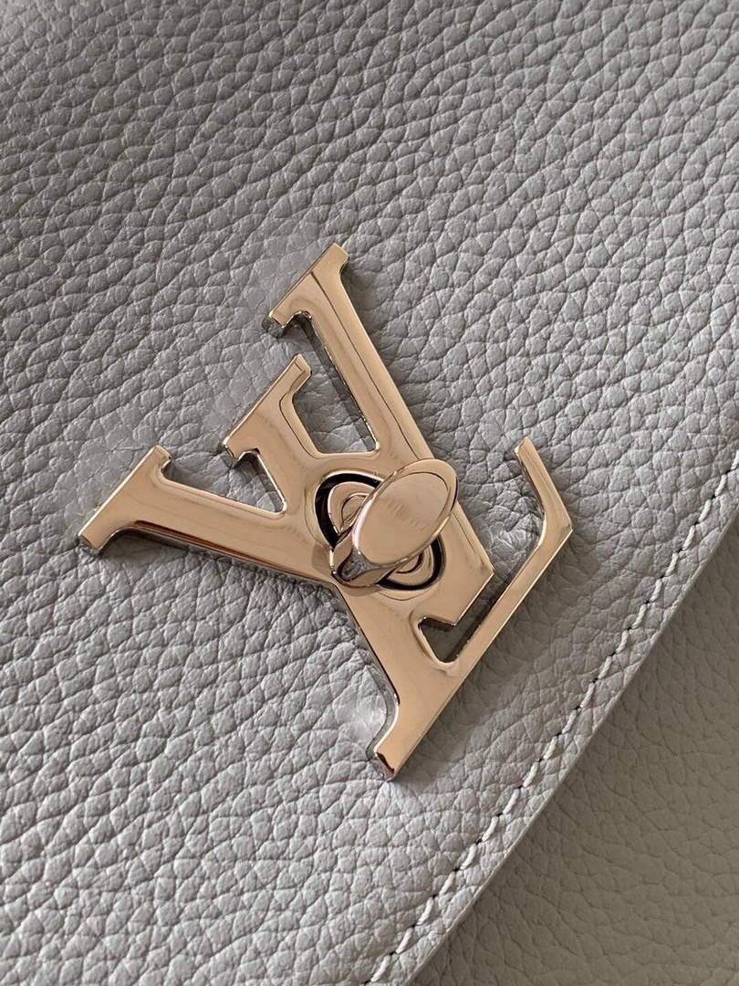 LV M56321 Louis Vuitton Lockme Ever BB Handbag M56645 Olympe Blue
