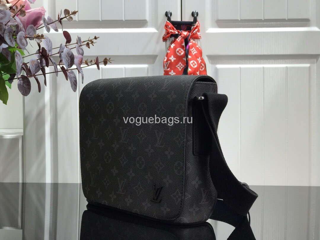 LV M44000 Louis Vuitton District PM Monogram Eclipse Canvas Bag
