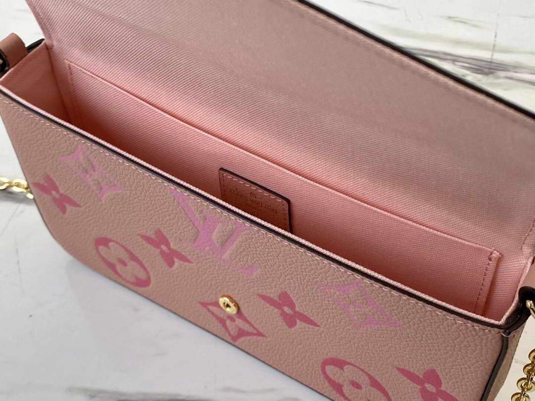 LV M80498 Louis Vuitton F��licie Pochette Bag Pink