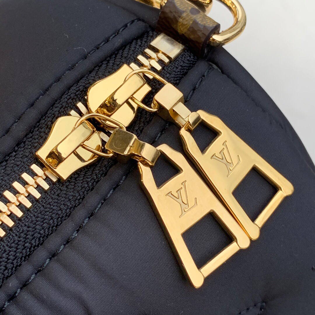 LV M59008 Louis Vuitton Speedy Bandouliere 25 Bag M59009 Black