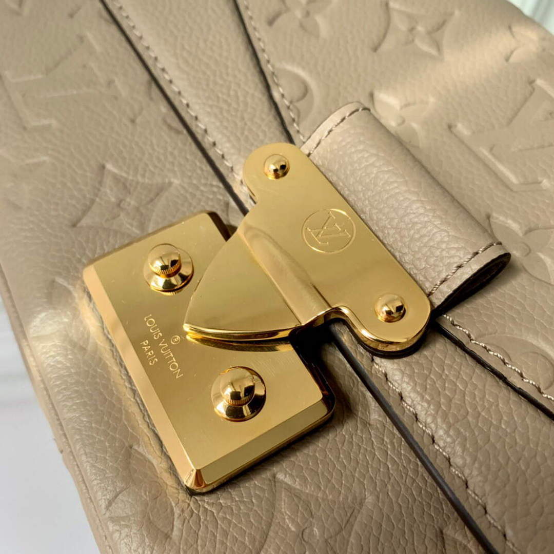 LV M46199 Louis Vuitton Marceau Chain Bag Dove Gray