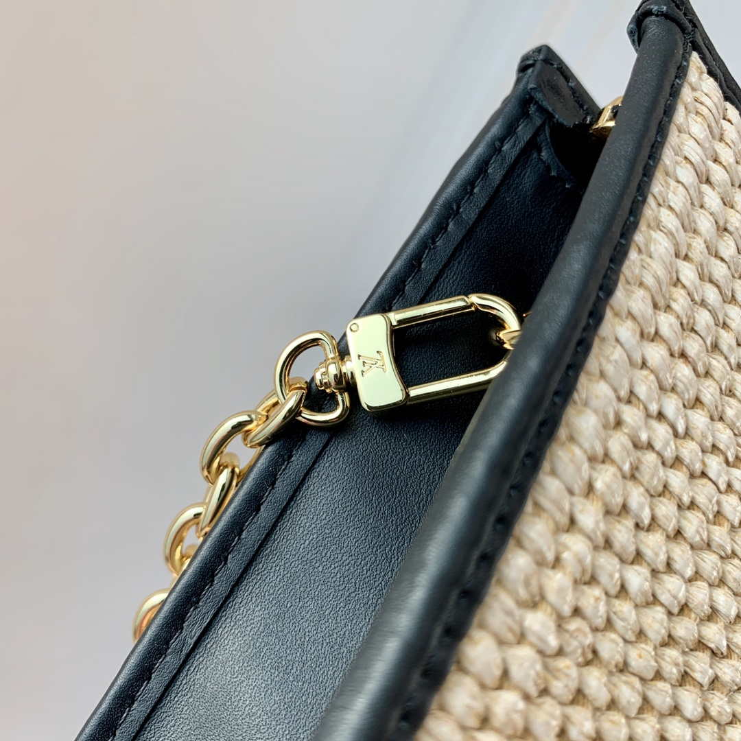 LV M81366 Louis Vuitton Toiletry Pouch on chain Natural and Black