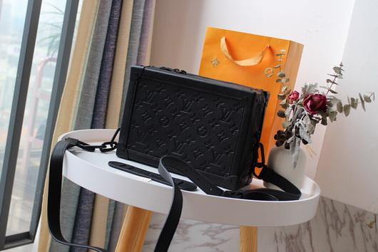 LV M44478 Louis Vuitton Soft Trunk Monogram Black M44730 Bag
