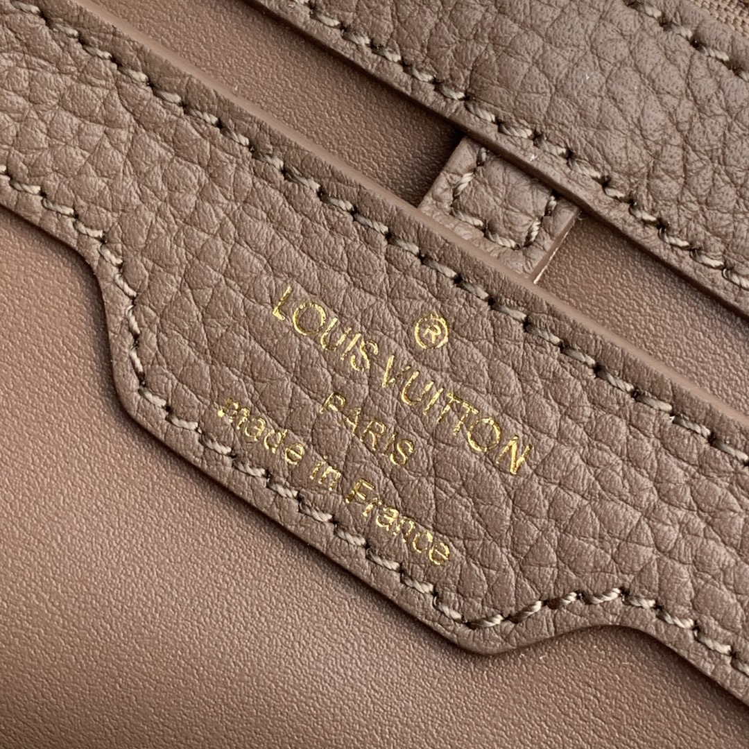 LV M57540 Louis Vuitton Capucines MM Bags M57903 Grey and Pink