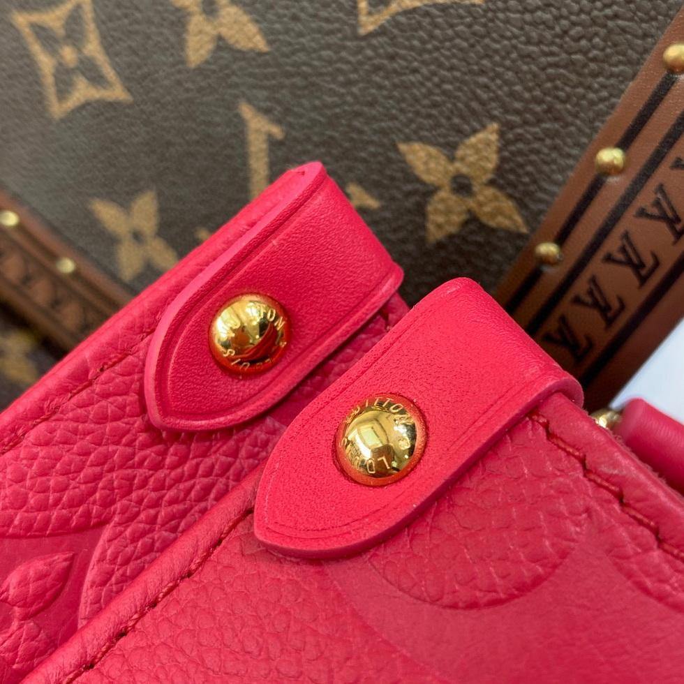 LV M45660 Louis Vuitton Onthego Pm Tote M45653 Bag Red