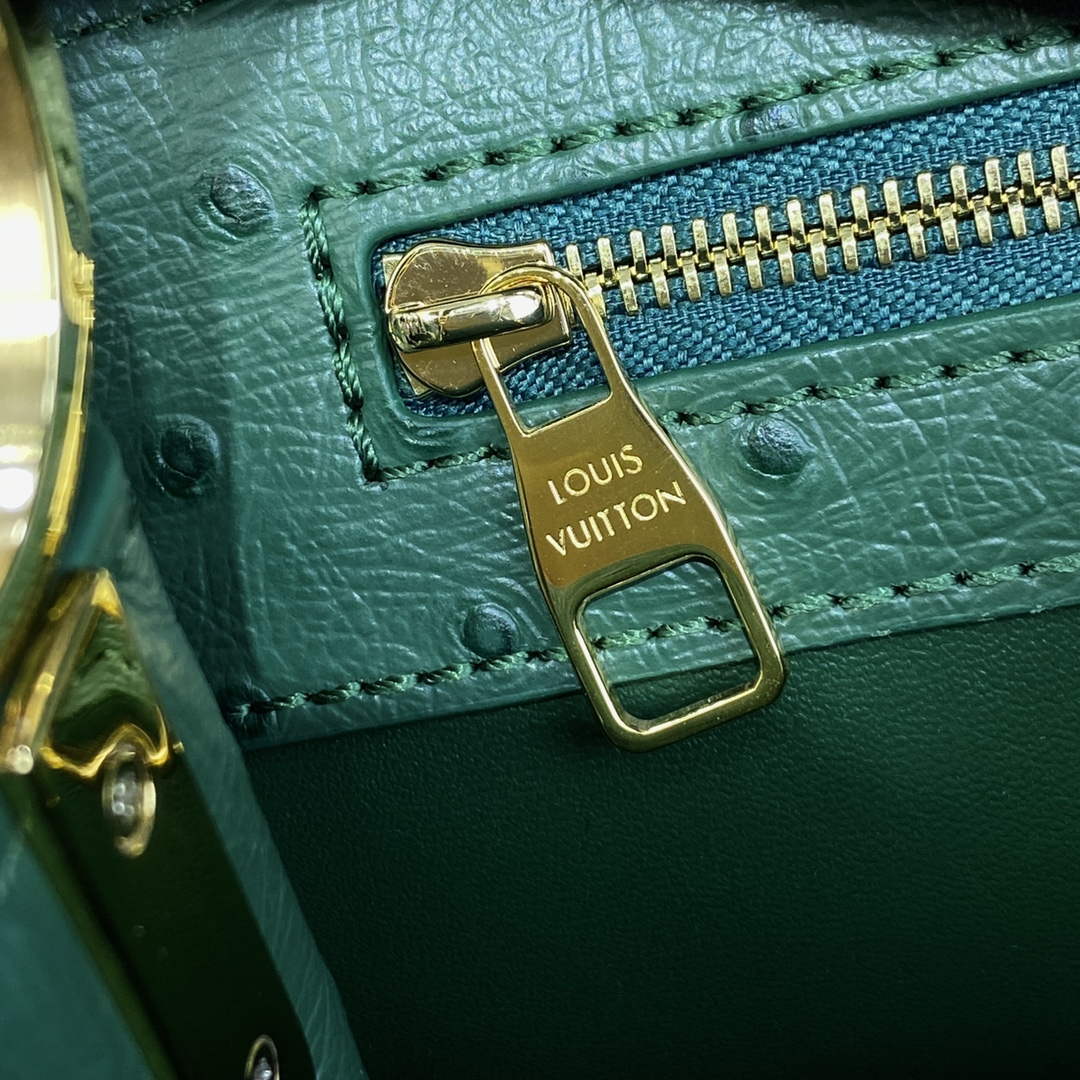 LV N93075 Louis Vuitton Capucines BB Handbag Mint Green